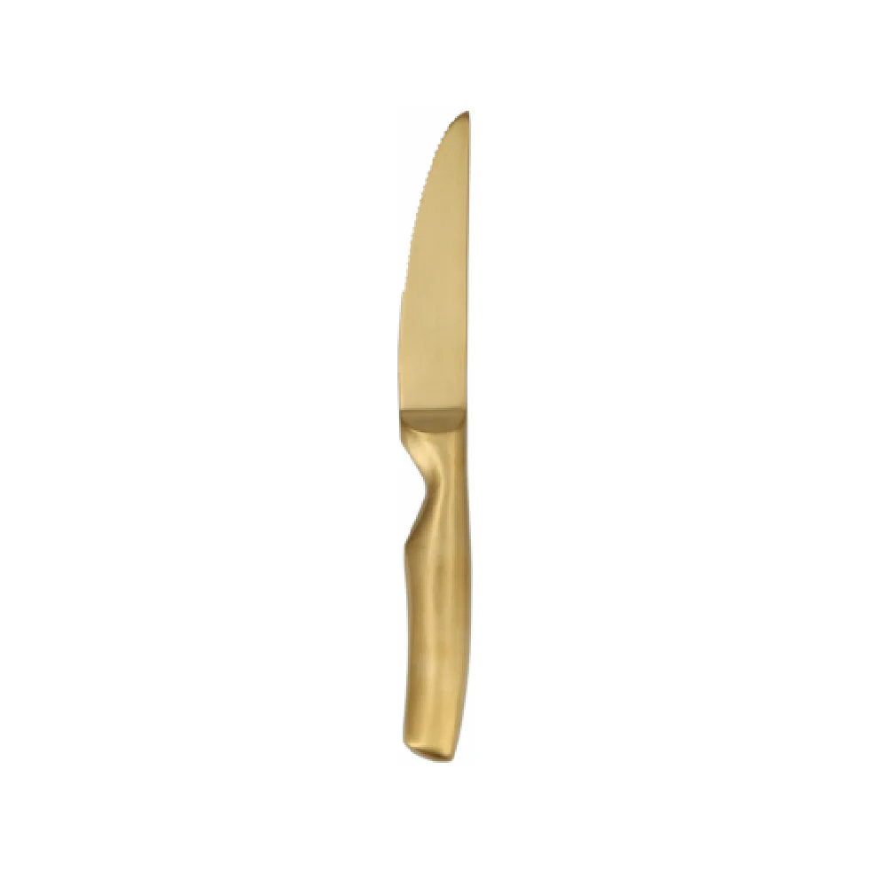 Fortessa 1.5.STK.9B.250 9.3 Inch Blade 9.3 Inch Knife Brushed Gold Finish Fortessa 1.5.STK.9B.250 9.3 Inch Blade 9.3 Inch Knife Brushed Gold Finish