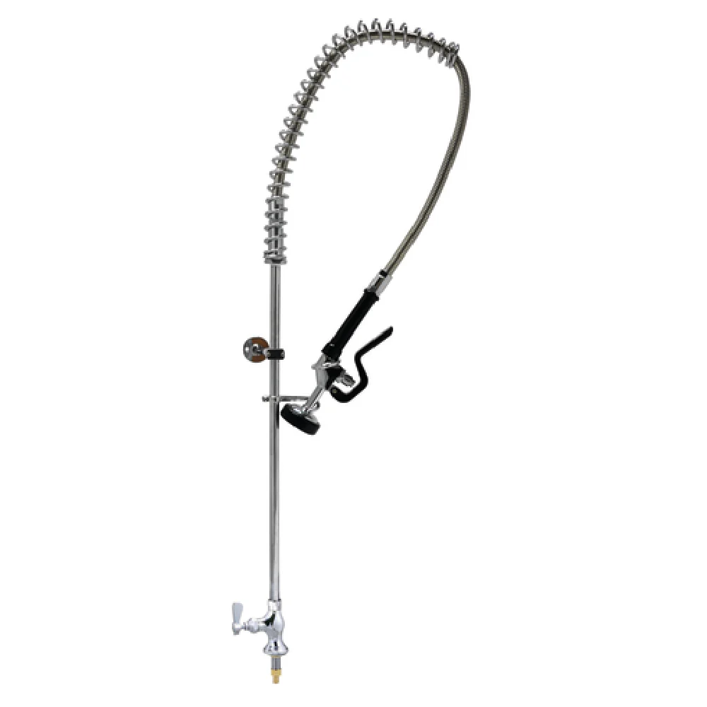 BK Resources BKF-SDMPR-WB-G Pre-Rinse Faucet Assembly Deck Mount Stainless Steel with Integral Check Valve BK Resources BKF-SDMPR-WB-G Pre-Rinse Faucet Assembly Deck Mount Stainless Steel with Integral Check Valve
