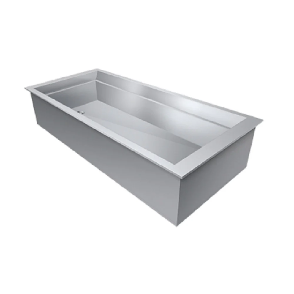 Hatco IWB-6 84 Inch Drop-In Cold Food Unit Iced Cold Pan Insulated Stainless Steel