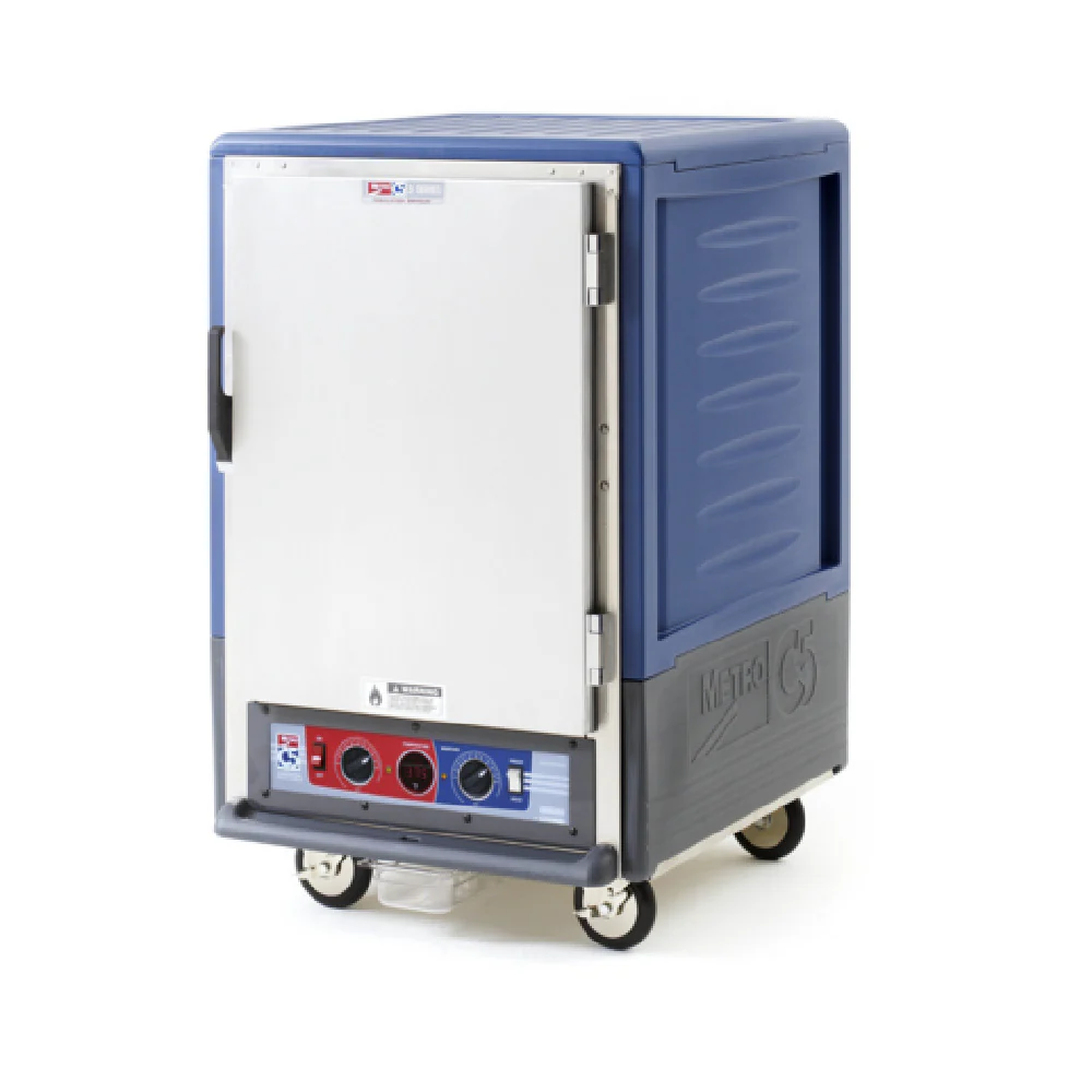 Metro C535-CLFS-U-BU 27 Inch Heated Holding and Proofing Cabinet Mobile Aluminum Metro C535-CLFS-U-BU 27 Inch Heated Holding and Proofing Cabinet Mobile Aluminum