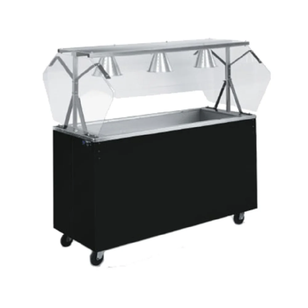 Vollrath 38716 60 Inch Cold Food Station Non-refrigerated with Breath Guard Vollrath 38716 60 Inch Cold Food Station Non-refrigerated with Breath Guard