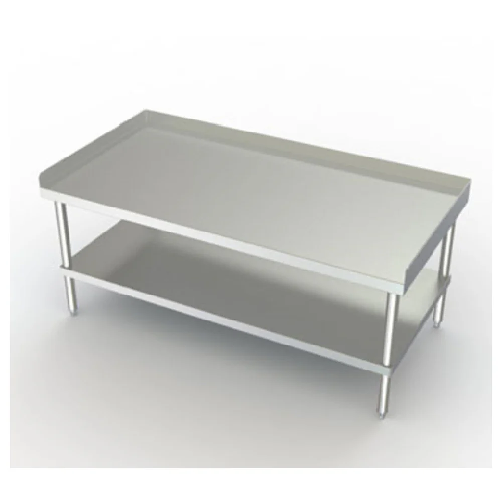 AERO Manufacturing 4EG-2460 60 Inch Economy Equipment Stand Open Base with Bottom Shelf Stainless Steel Top