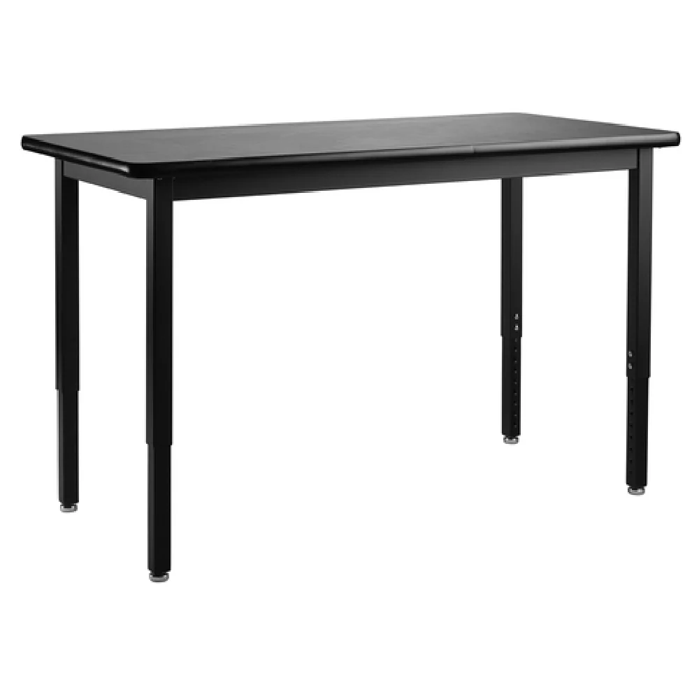 National Public Seating HDT3-3072 72 Inch Table High-pressure Laminate T-mold Steel Frame with Adjustable Height National Public Seating HDT3-3072 72 Inch Table High-pressure Laminate T-mold Steel Frame with Adjustable Height