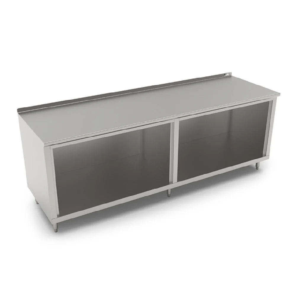 John Boos 4CO4R1.5-36132 132 Inch Work Table Cabinet Base Open Front Stainless Steel John Boos 4CO4R1.5-36132 132 Inch Work Table Cabinet Base Open Front Stainless Steel