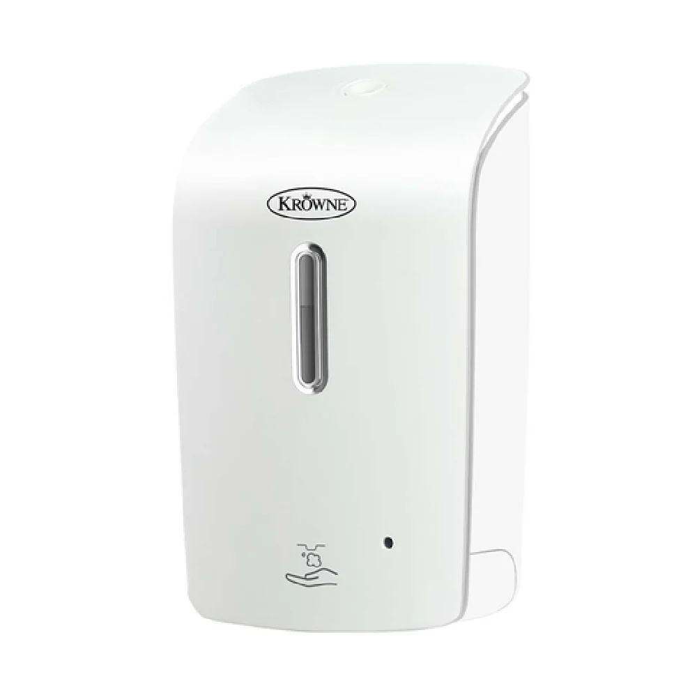 Krowne H-121 Touch-free Hand Soap Sanitizer Dispenser Wall-mount Plastic with Key Krowne H-121 Touch-free Hand Soap Sanitizer Dispenser Wall-mount Plastic with Key