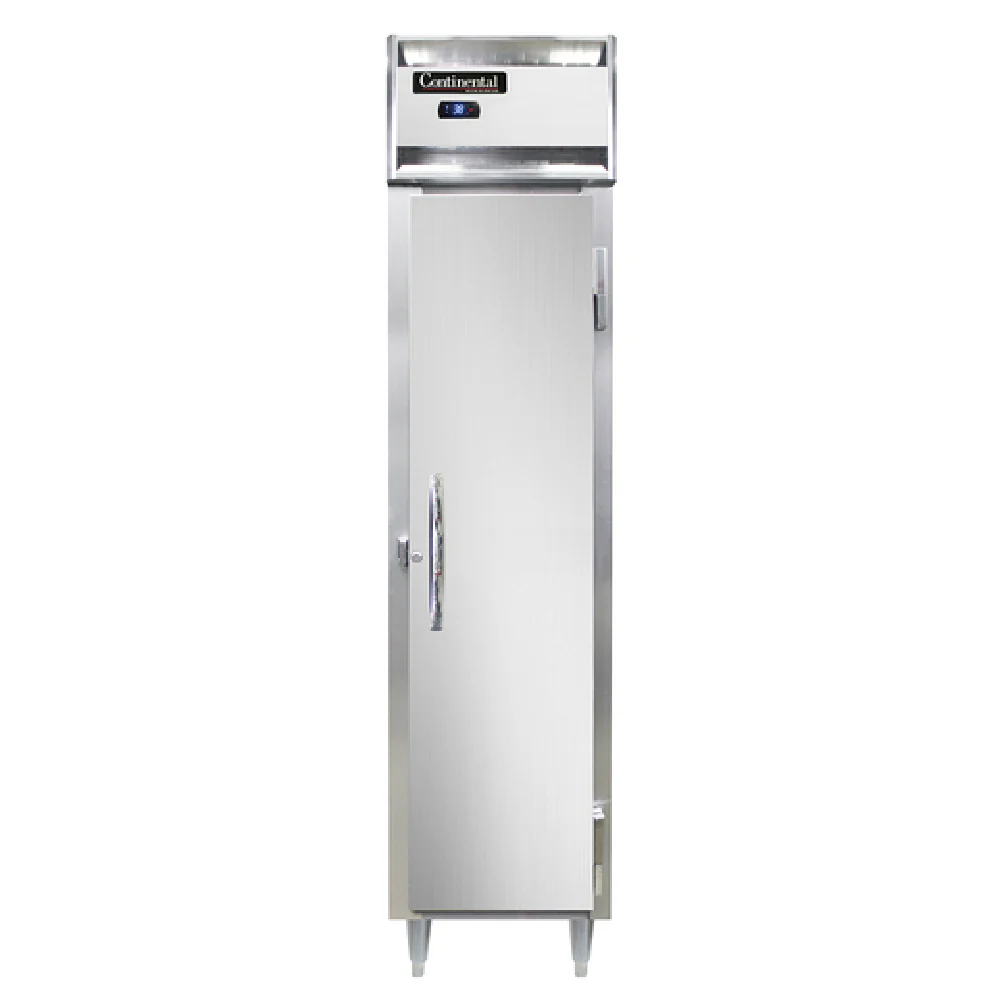 D1RSESNSA 17-3/4 Inch Designer Slim Line Refrigerator Gas Reach-In Stainless Steel