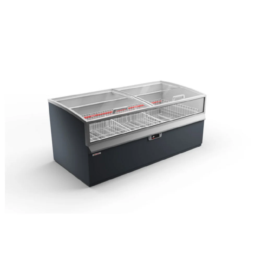 AHT Cooling Systems USA 433983 MONTREAL XL PUSH 210 83 Inch Refrigerator Freezer Merchandiser Black with LED Lights AHT Cooling Systems USA 433983 MONTREAL XL PUSH 210 83 Inch Refrigerator Freezer Merchandiser Black with LED Lights