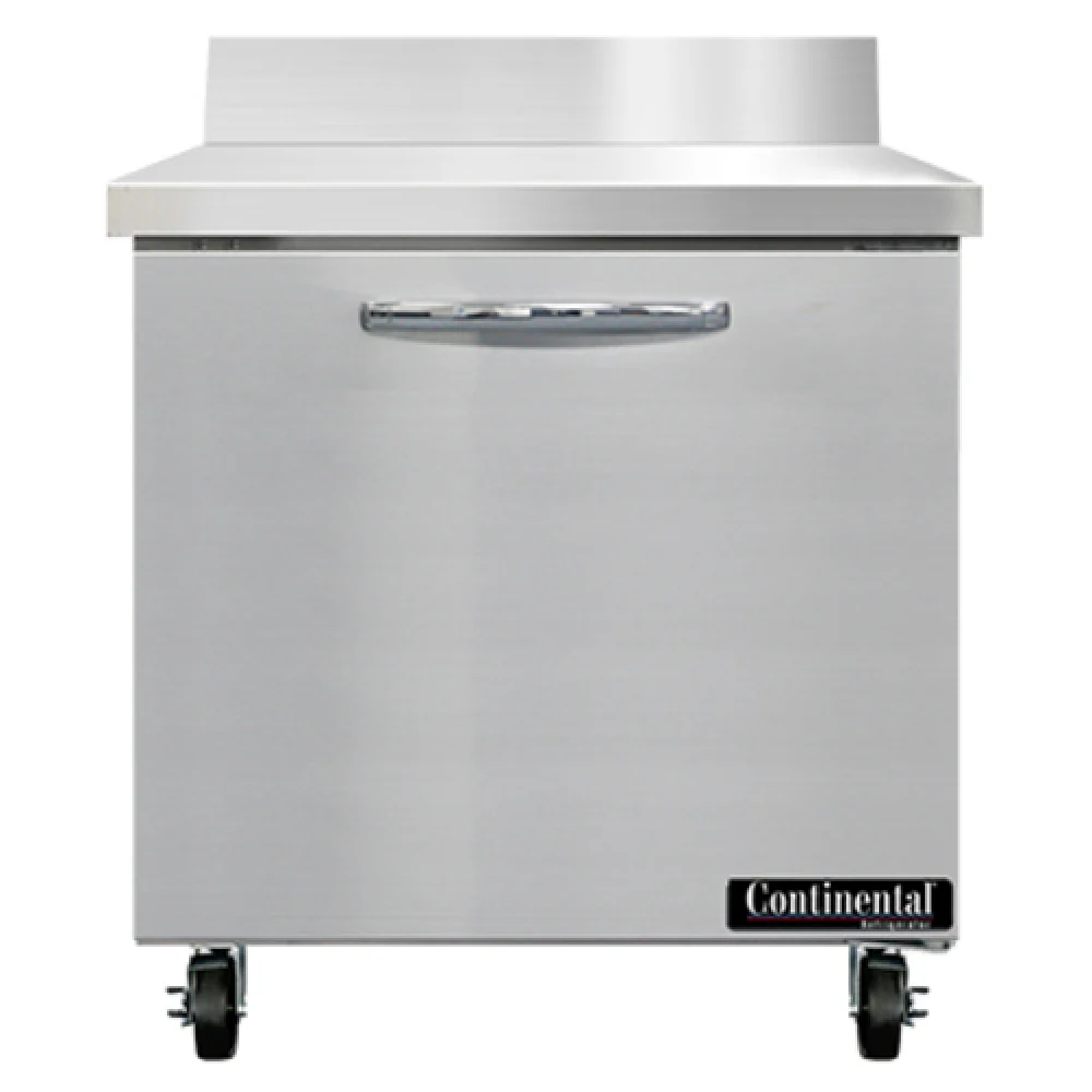 Continental Refrigerator SWF32NBS 32 Inch Work Top Freezer 9.0 cu ft Stainless Steel