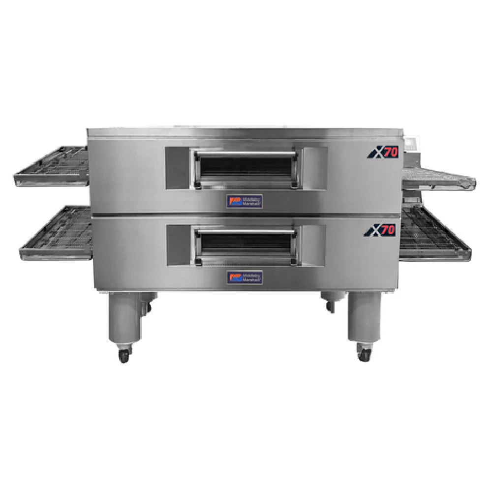 Middleby Marshall X70G-5 70 Inch Oven Gas Conveyor Stainless Steel with 160000 BTU