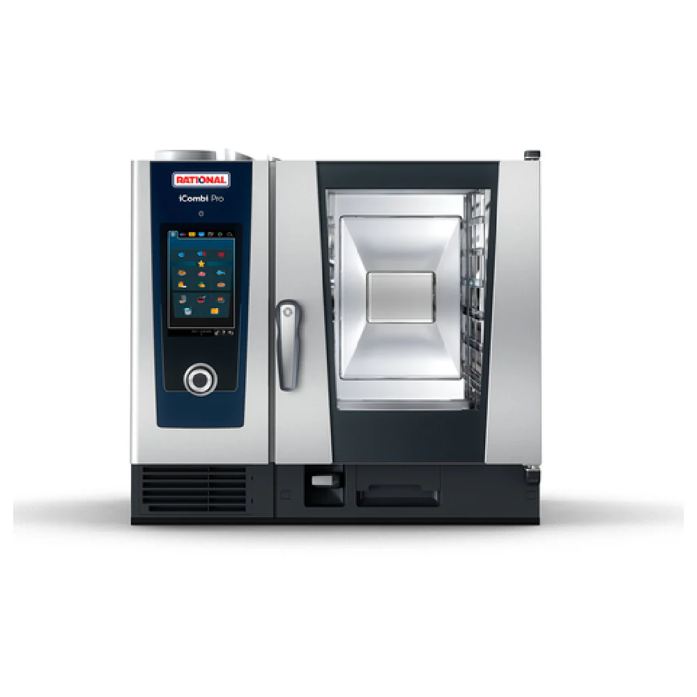 Rational ICP 6-HALF NG 120V 1 PH (LM100BG) 33 Inch Combi Oven Gas Stainless Steel