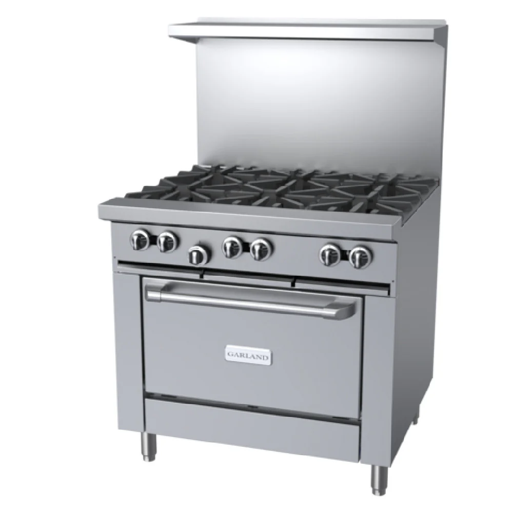 Garland G36-6R_LP 36 Inch Gas Restaurant Range with Standard Oven 6 Burners 198000 BTU Garland G36-6R_LP 36 Inch Gas Restaurant Range with Standard Oven 6 Burners 198000 BTU