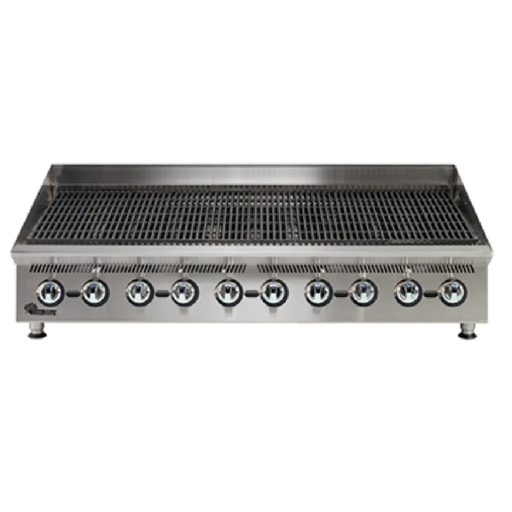 Star 8160RCBB_LP 60 Inch Gas Charbroiler Radiant Steel Grates 200000 BTU