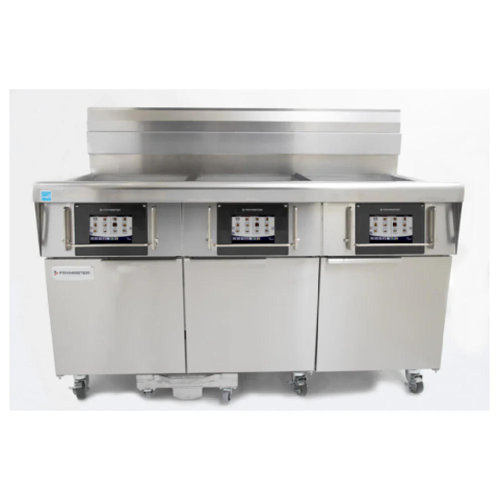 Frymaster 3FQG60T_LP Gas Deep Fryer Battery 60 Inch Built-in Filtration 357000 BTU Frymaster 3FQG60T_LP Gas Deep Fryer Battery 60 Inch Built-in Filtration 357000 BTU
