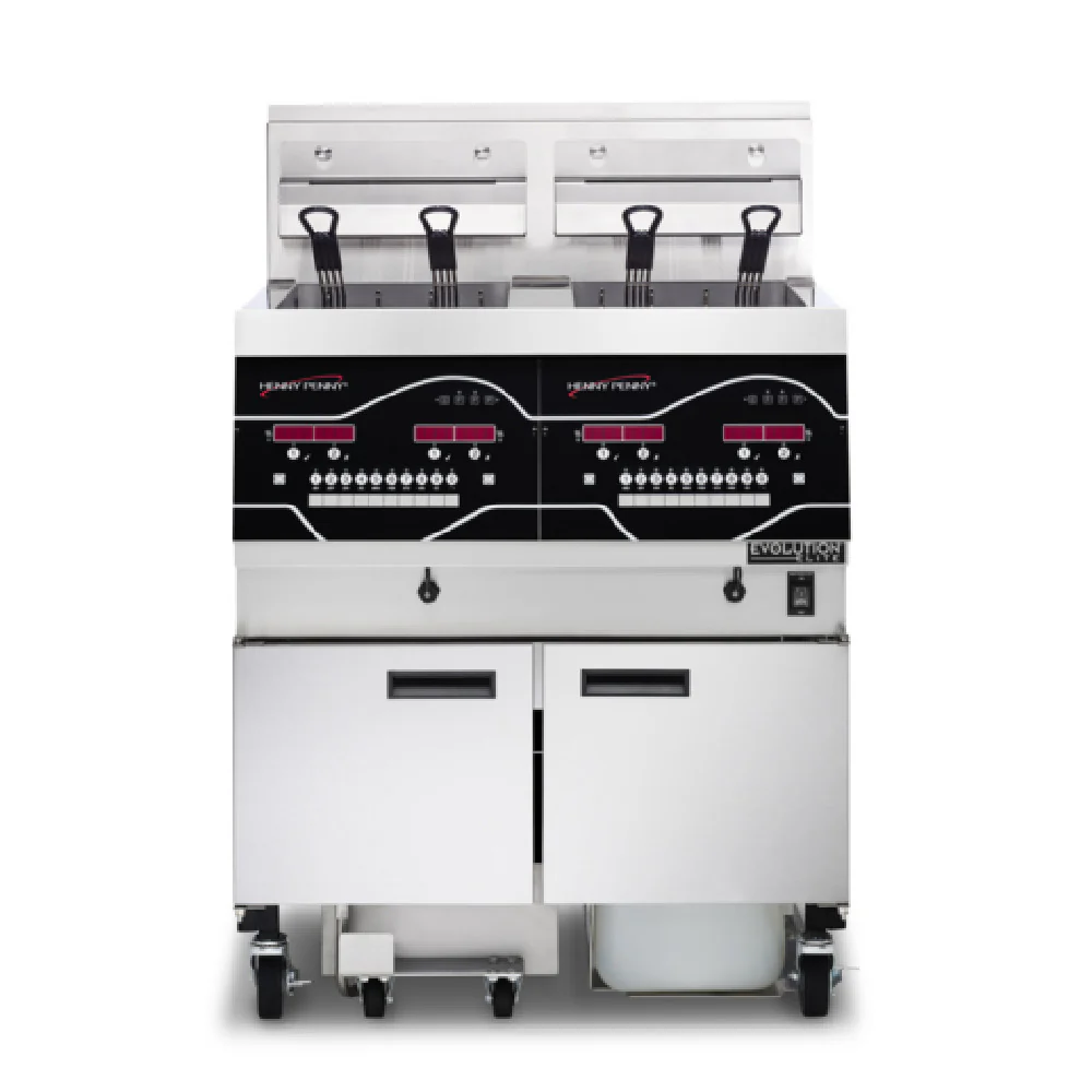 Henny Penny EEG242.0_LP 33 Inch Gas Deep Fryer with 2 Wells Henny Penny EEG242.0_LP 33 Inch Gas Deep Fryer with 2 Wells