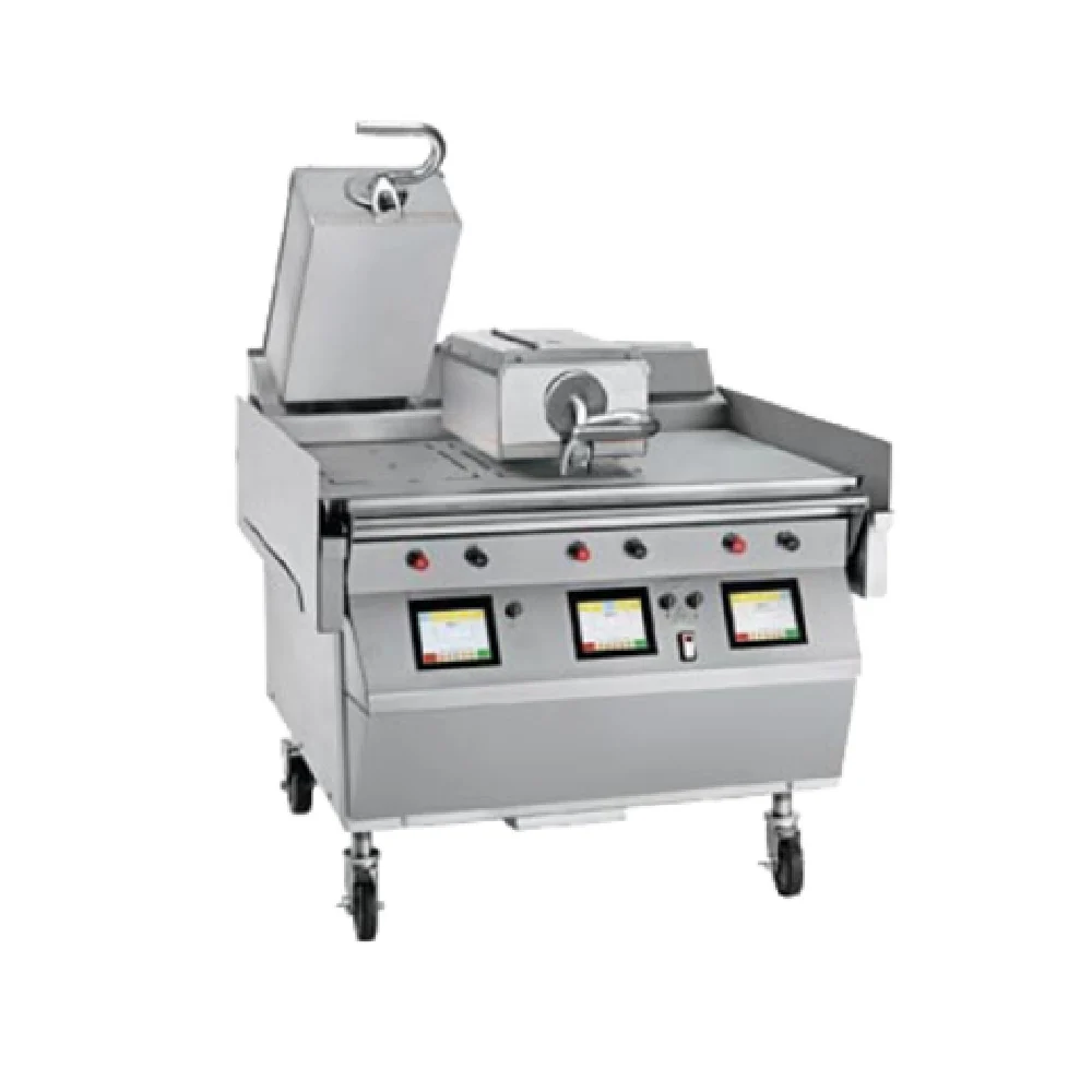 Taylor Company L813_LP 40 Inch Gas Electric Grill Floor Unit 75000 BTU with Casters
