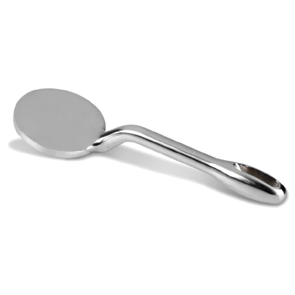 JB Prince M953 3-1/2 Inch Diameter Meat Flattener Nickel Plated Steel