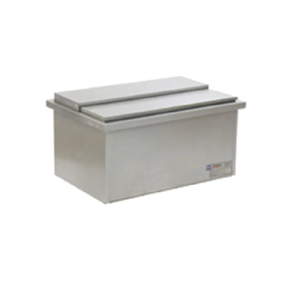 Eagle DIC2014 18 Inch Ice Bin with Sliding Cover Stainless Steel