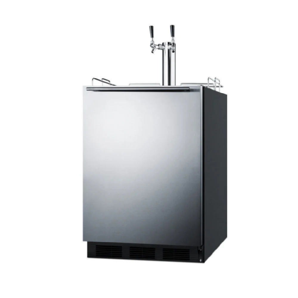 Summit SBC58BLBIADATWINBW Beer & Wine Kegerator 24