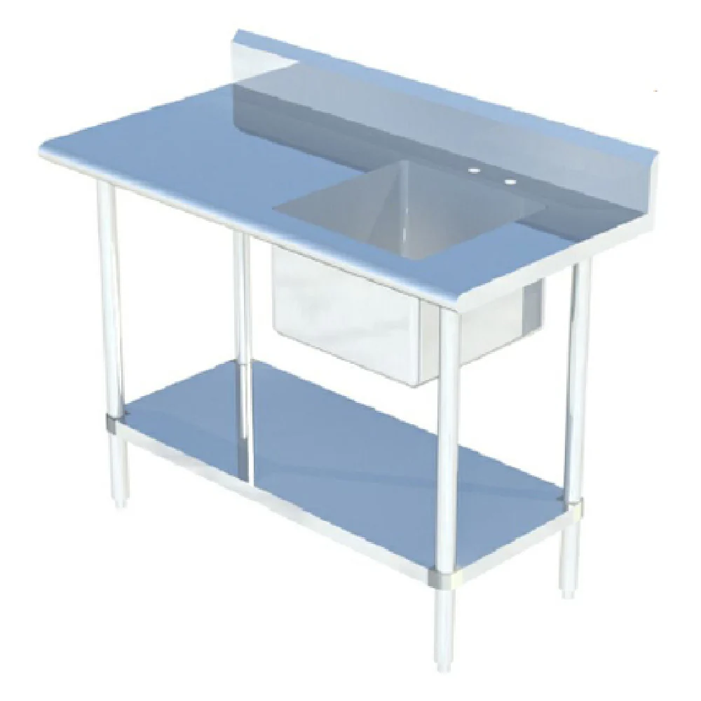 Sapphire Manufacturing SMTPS-2448R Work Table With Prep Sink 48