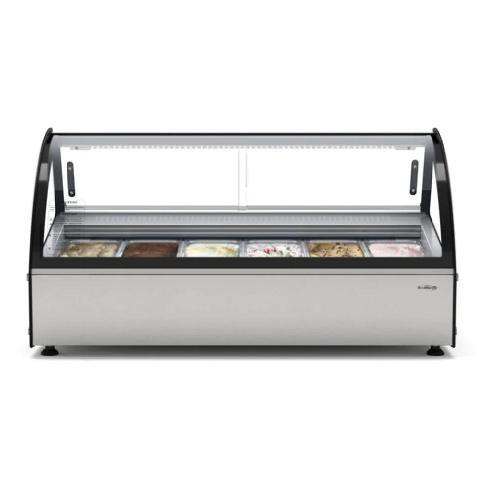 Koolmore KM-CGD-6P 46 Inch Gelato Display Cabinet Countertop Stainless Steel with LED Lighting Koolmore KM-CGD-6P 46 Inch Gelato Display Cabinet Countertop Stainless Steel with LED Lighting