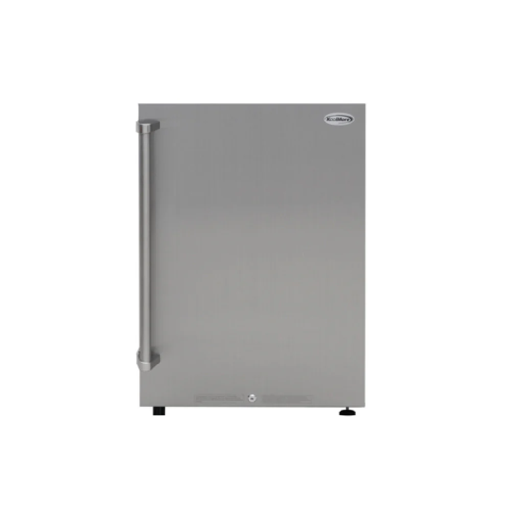 Koolmore KM-OKS-OFRC-44SS 21 Inch Outdoor Refrigerator 4.4 cu ft Stainless Steel with Glass Shelves Koolmore KM-OKS-OFRC-44SS 21 Inch Outdoor Refrigerator 4.4 cu ft Stainless Steel with Glass Shelves
