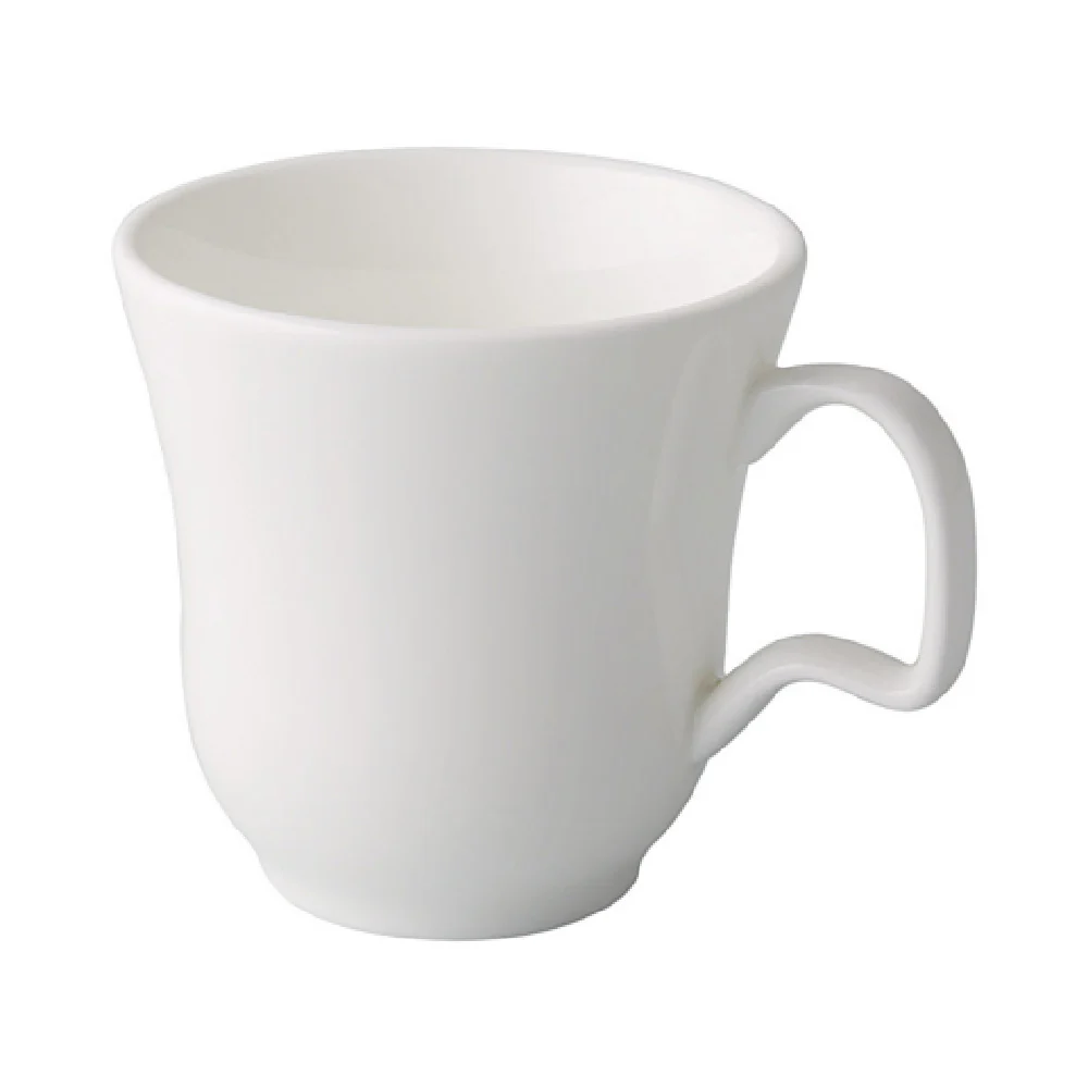 CAC China GDC-1-G 8 Oz Grand Canyon Grace Cup with ear handle Bone White