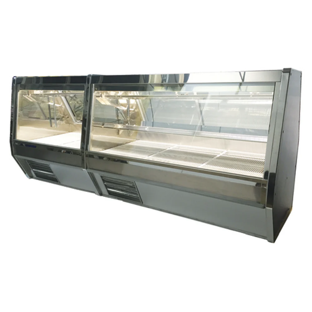 Howard-McCray SC-CDS40E-12-S-LED 148-1/2 Inch Display Case Self-contained Refrigeration and Adjustable Shelf