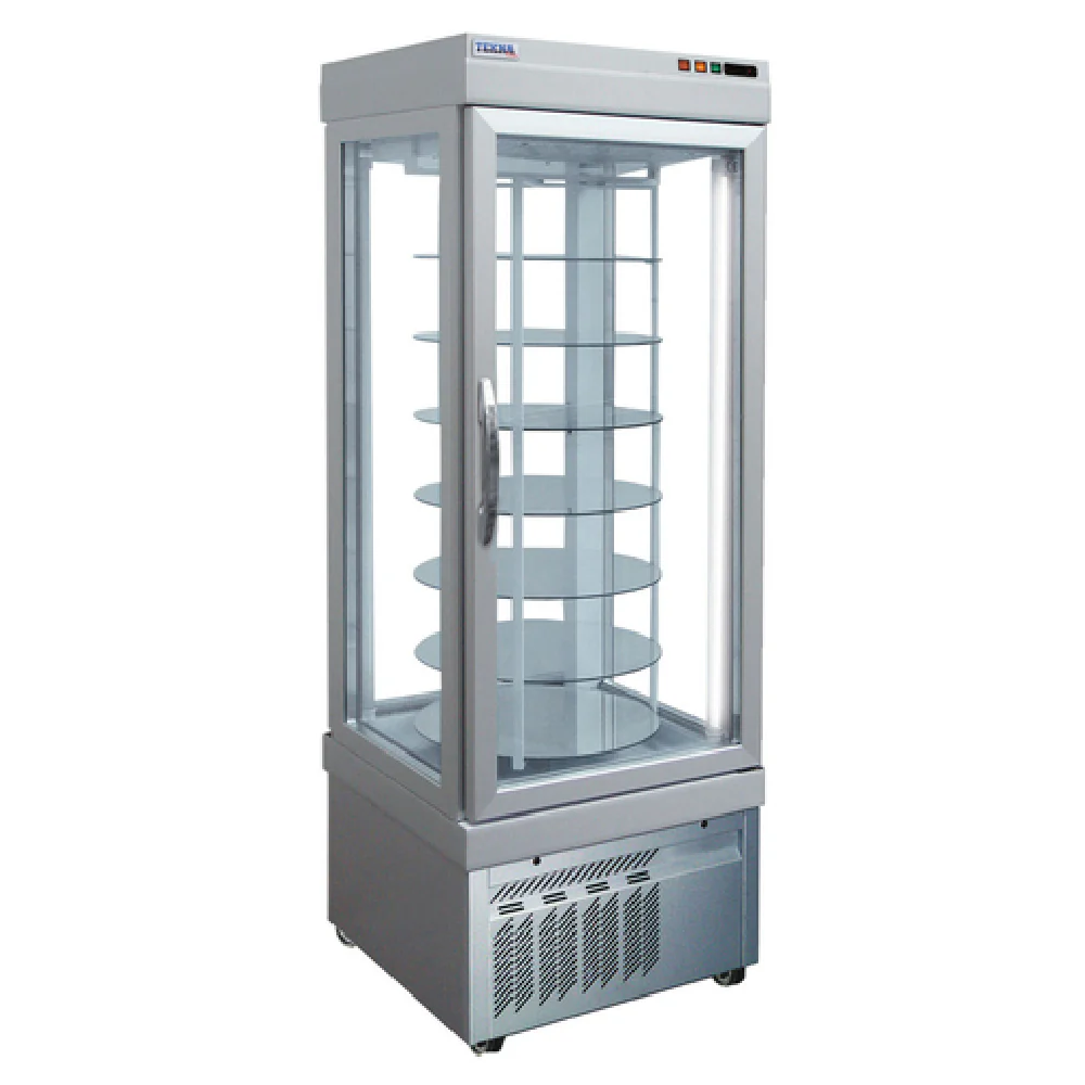 AMPTO 4401 NFN 26 Inch Freezer Merchandiser Electric Revolving Case 18 cu ft