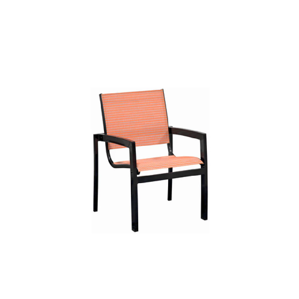 Plantation Prestige Commercial Furniture 4031100-03 24 Inch Armchair Sling Stackable Aluminum Plantation Prestige Commercial Furniture 4031100-03 24 Inch Armchair Sling Stackable Aluminum