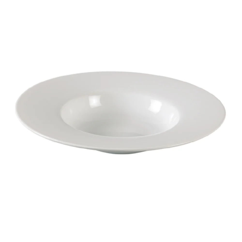 Yanco AC-613 13-1/2 Inch Diameter Commercial Dessert Plate Porcelain Yanco AC-613 13-1/2 Inch Diameter Commercial Dessert Plate Porcelain