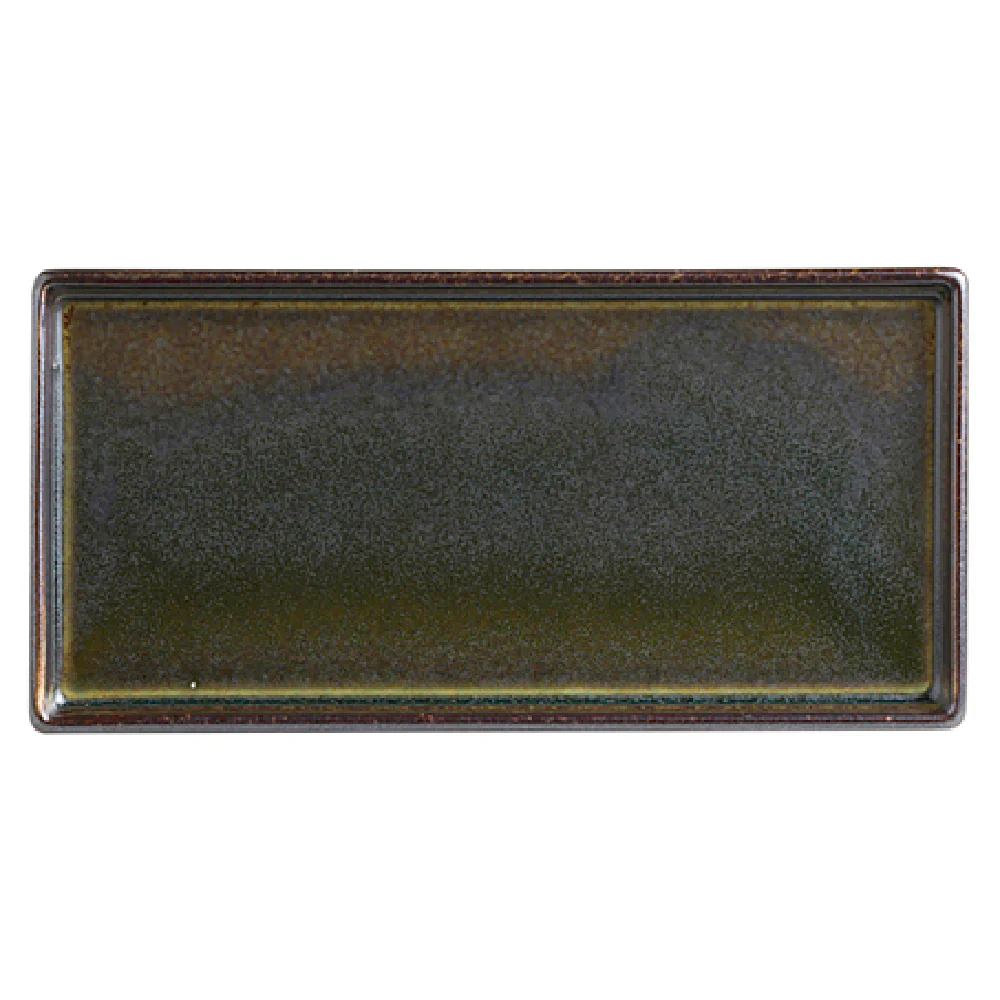 Steelite 6413MY019 6.25 Inch Rectangle Tray Wabi Sabi Porcelain Slate