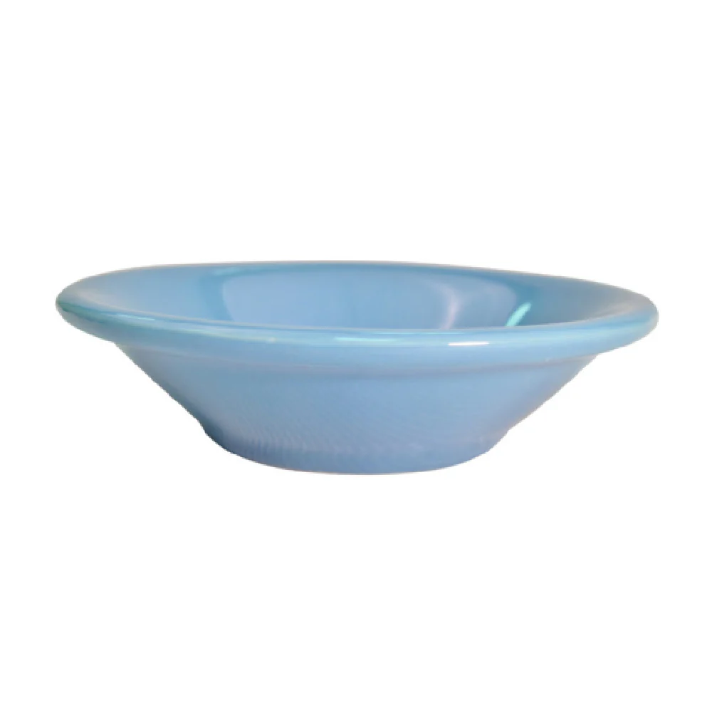 CAC China LV-11-LBU 4-3/4 Oz Round Fruit Dish Ceramic Light Blue CAC China LV-11-LBU 4-3/4 Oz Round Fruit Dish Ceramic Light Blue