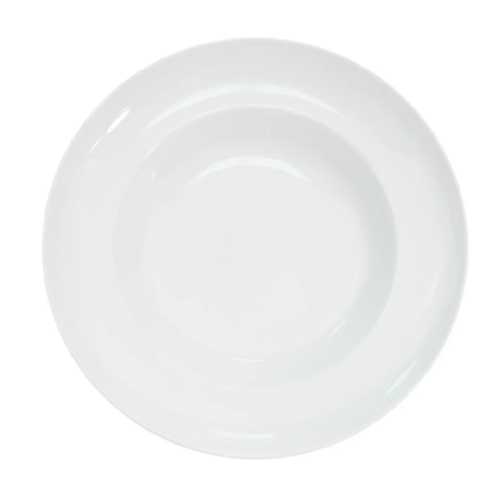 CAC China RCN-138 8 Oz Pasta Bowl 6 Inch Round Porcelain Super White CAC China RCN-138 8 Oz Pasta Bowl 6 Inch Round Porcelain Super White