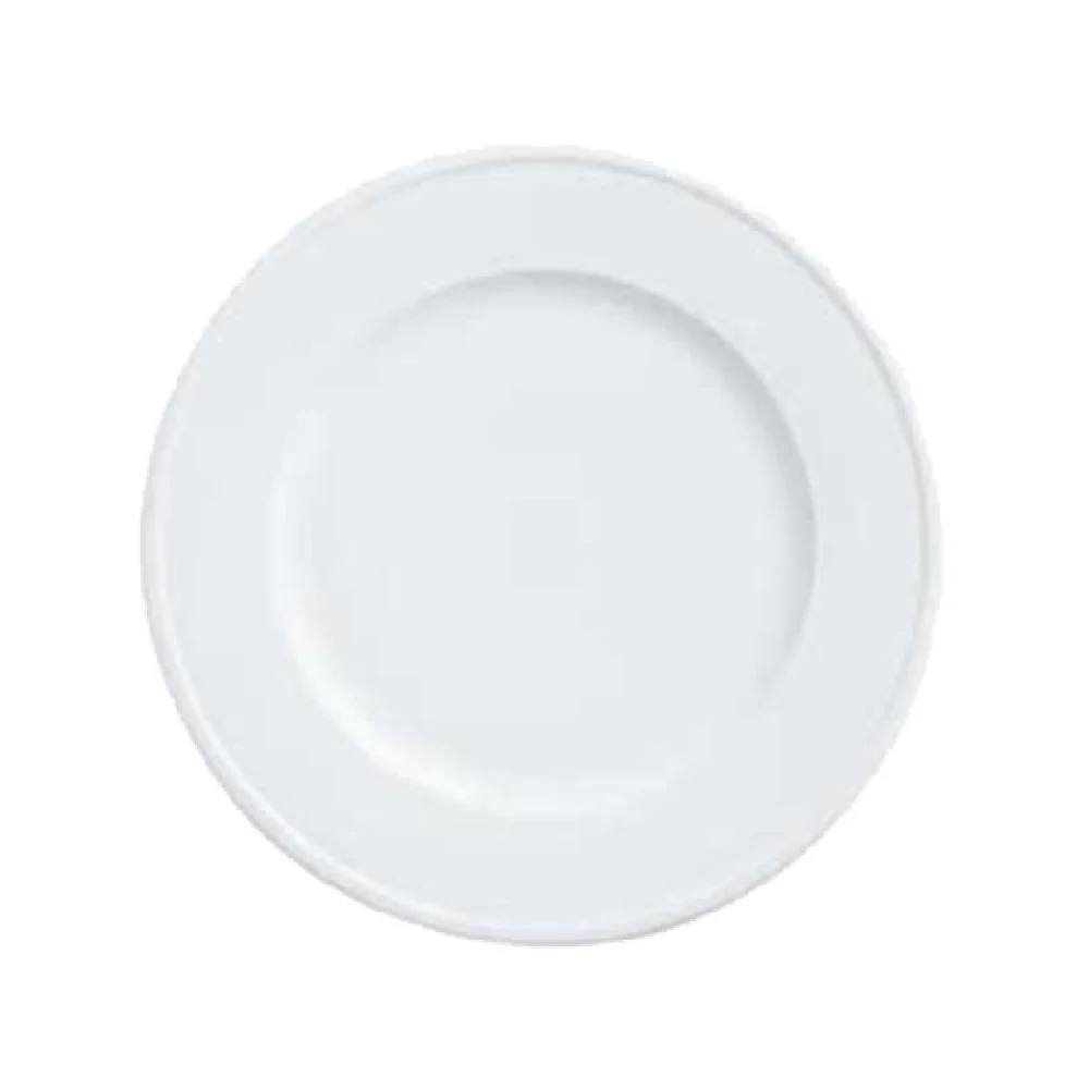 Libbey 1502-10315 12-1/2 Inch Diameter Plate Porcelain Bright White