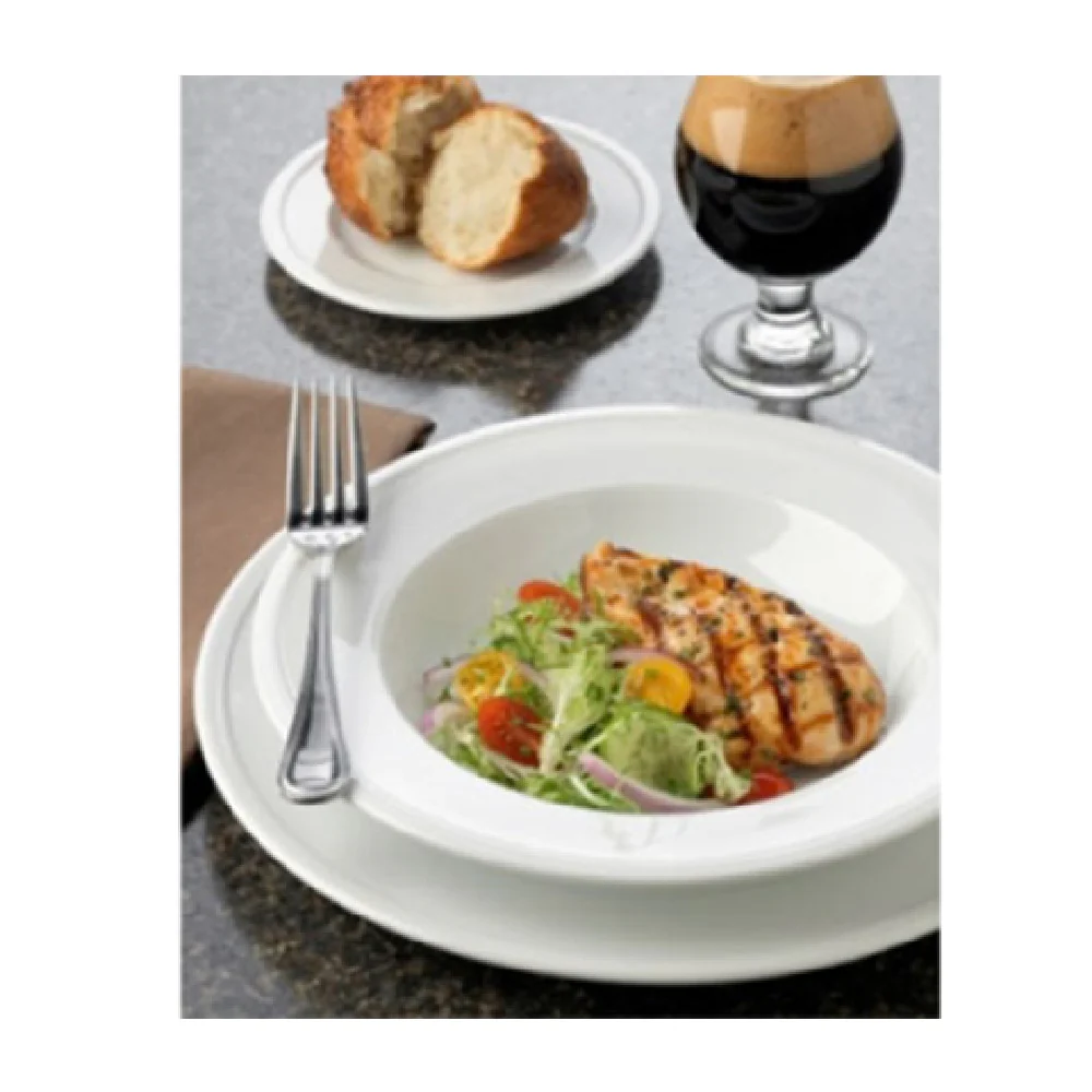 Libbey 1502-10315 12-1/2 Inch Diameter Plate Porcelain Bright White Libbey 1502-10315 12-1/2 Inch Diameter Plate Porcelain Bright White
