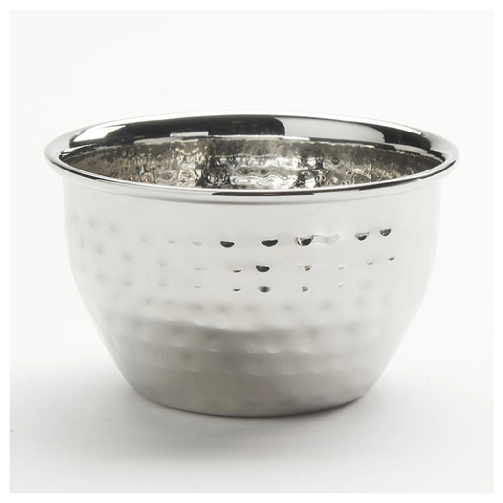 American Metalcraft BH31 8 Oz Sauce Cup Round Stainless Steel Hammered Finish