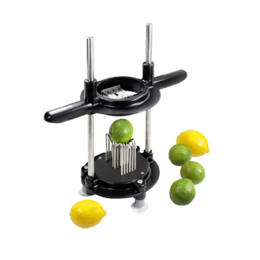 Louis Tellier CDX4 Manual Cutter Lemon Slicer with Serrated Blades Black ABS Louis Tellier CDX4 Manual Cutter Lemon Slicer with Serrated Blades Black ABS