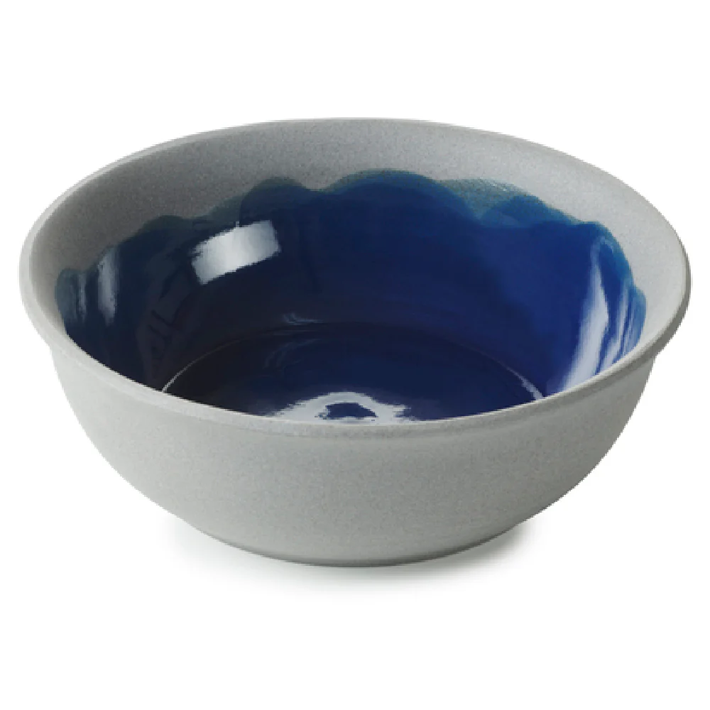 Revol 654626 19.5 Oz Indigo Blue Bowl Porcelain Round 6-3/4 Inch Revol 654626 19.5 Oz Indigo Blue Bowl Porcelain Round 6-3/4 Inch