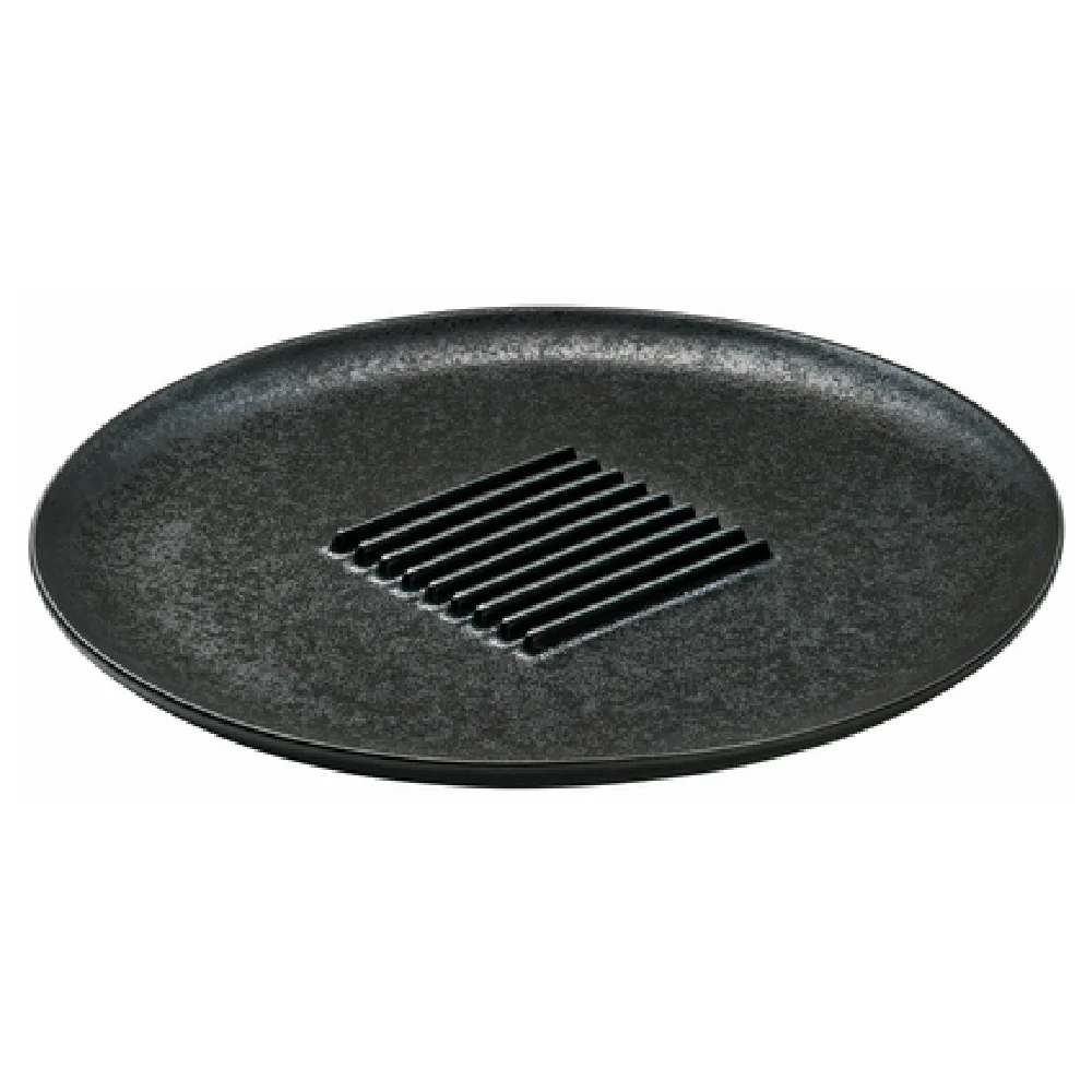 Libbey 701122891031090 11 Inch Diameter Round Plate Stoneware with Polished Foot Libbey 701122891031090 11 Inch Diameter Round Plate Stoneware with Polished Foot