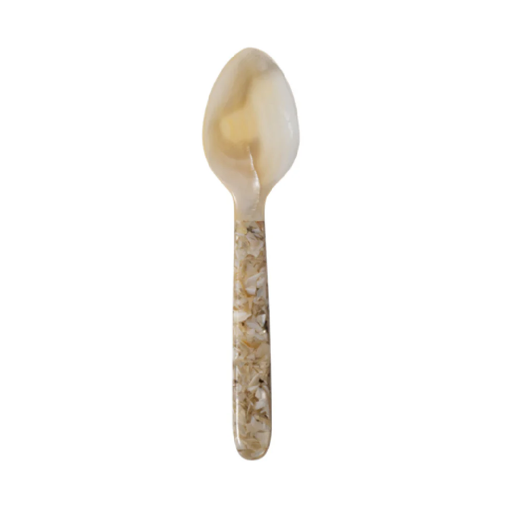 Steelite 84000WE010 6.25 Inch Spoon Mixed Materials with Mother of Pearl Steelite 84000WE010 6.25 Inch Spoon Mixed Materials with Mother of Pearl