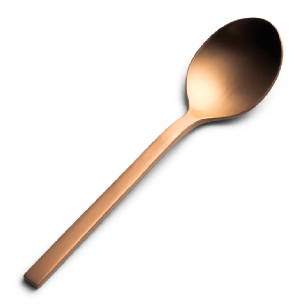 Bon Chef S3800RGM 5.5 Inch Teaspoon Rose Gold Matte Finish Stainless Steel