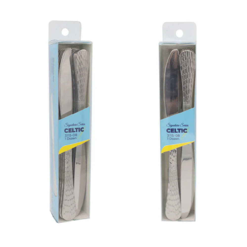 CAC China 3115-08 9-1/4 Inch Heavy Weight Dinner Knife 18/0 Stainless Steel CAC China 3115-08 9-1/4 Inch Heavy Weight Dinner Knife 18/0 Stainless Steel
