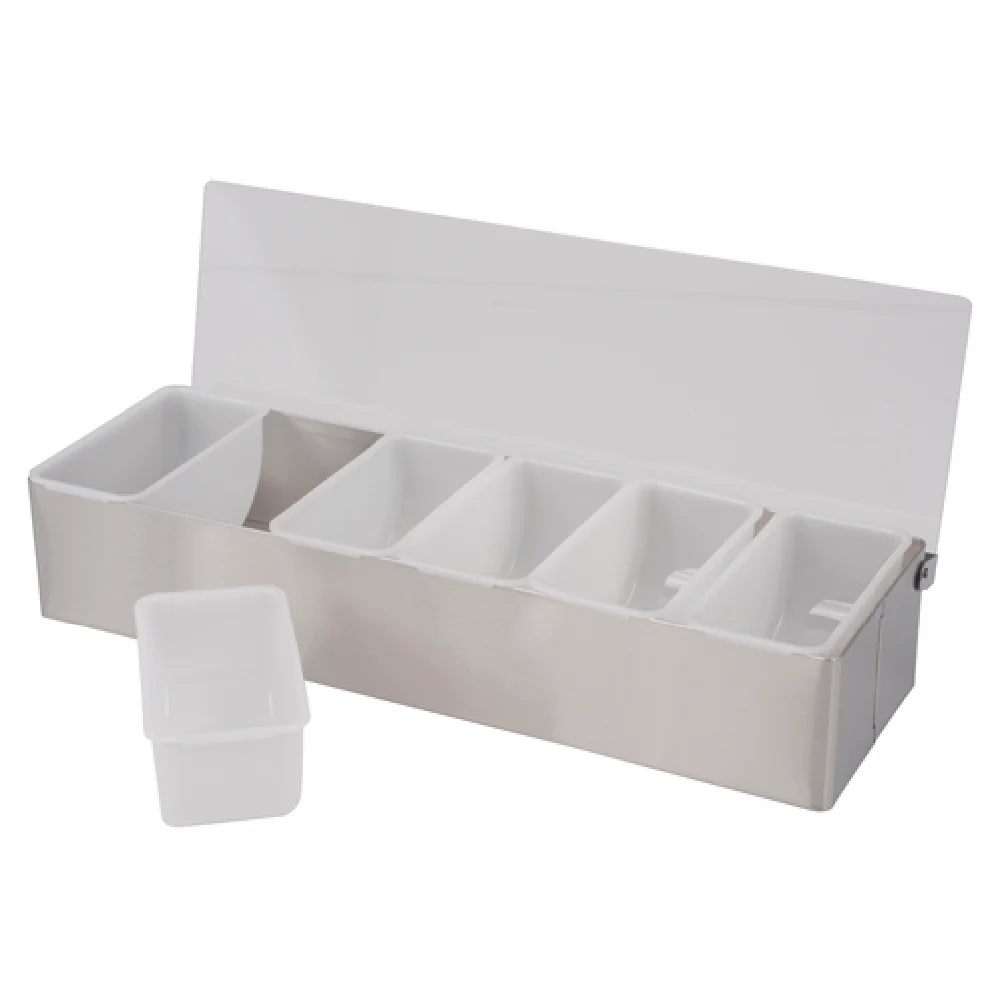 Stanton Trading 4707 18 Inch Countertop Condiment Server Stainless Steel 6 Compartments Stanton Trading 4707 18 Inch Countertop Condiment Server Stainless Steel 6 Compartments