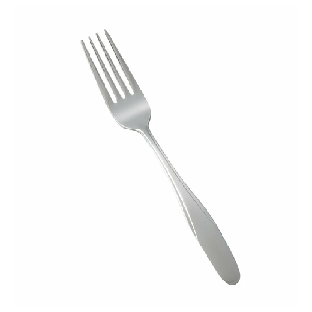 Winco 0008-05 7-1/4 Inch Heavy Weight Dinner Fork Satin Finish 18/0 Stainless Steel