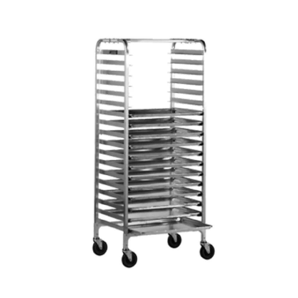 Alexander Industries S-414 Pan Rack Mobile Open Sides Aluminum 30 Pans Alexander Industries S-414 Pan Rack Mobile Open Sides Aluminum 30 Pans