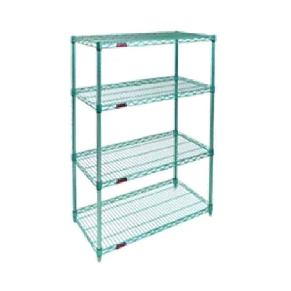 Eagle S4-74-2436E-X 36 Inch 4-Tier Wire Shelving Unit with Epoxy Finish Eagle S4-74-2436E-X 36 Inch 4-Tier Wire Shelving Unit with Epoxy Finish