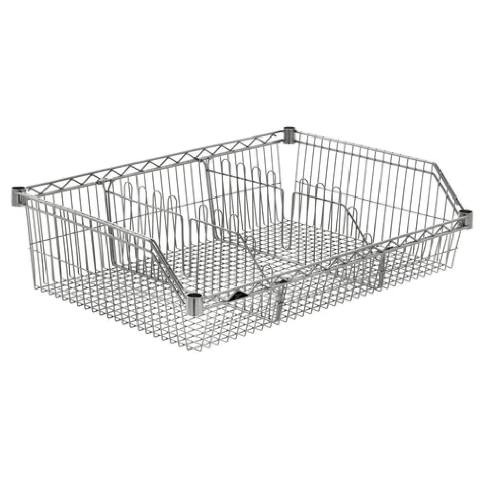 Metro BSK2448NC 48 Inch Basket Shelf Chrome Plated Wire Storage