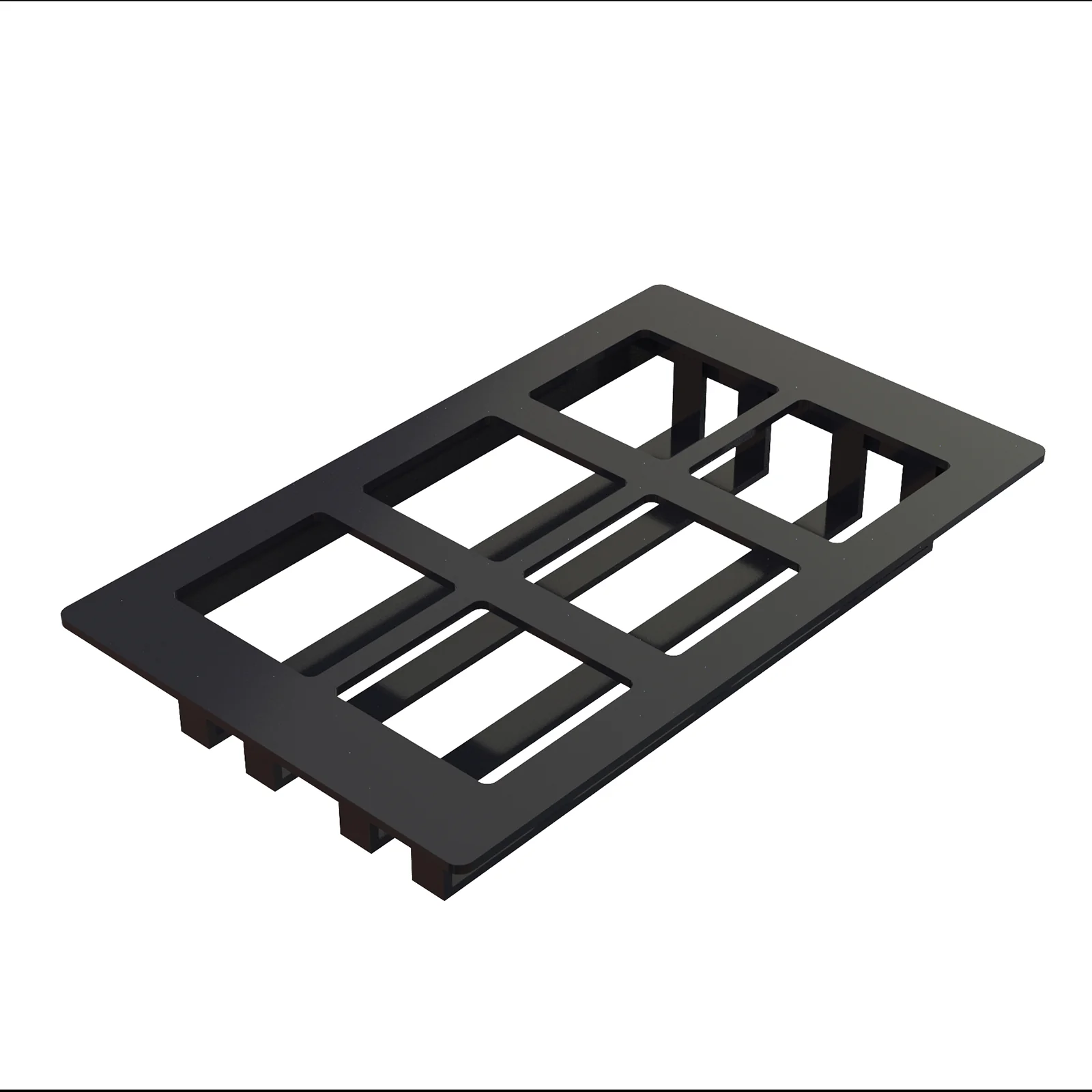 Tablecraft CW5076RSA 21 Inch Aluminum Cold Food Template Single Well Dishwasher Safe