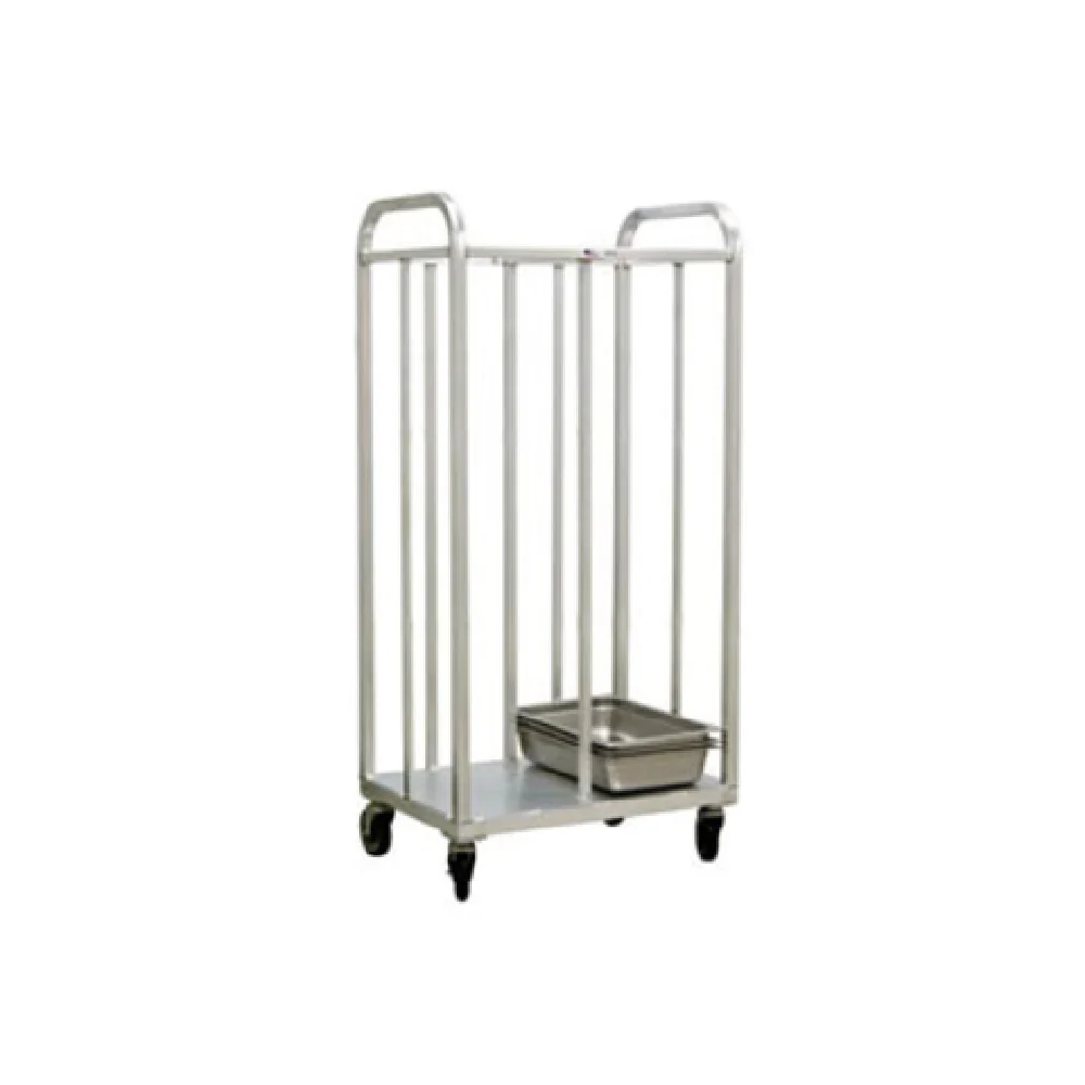 New Age Industrial 98195 30 Inch Dolly Steam Table Pans Aluminum 1000 lb Capacity with 4 Casters