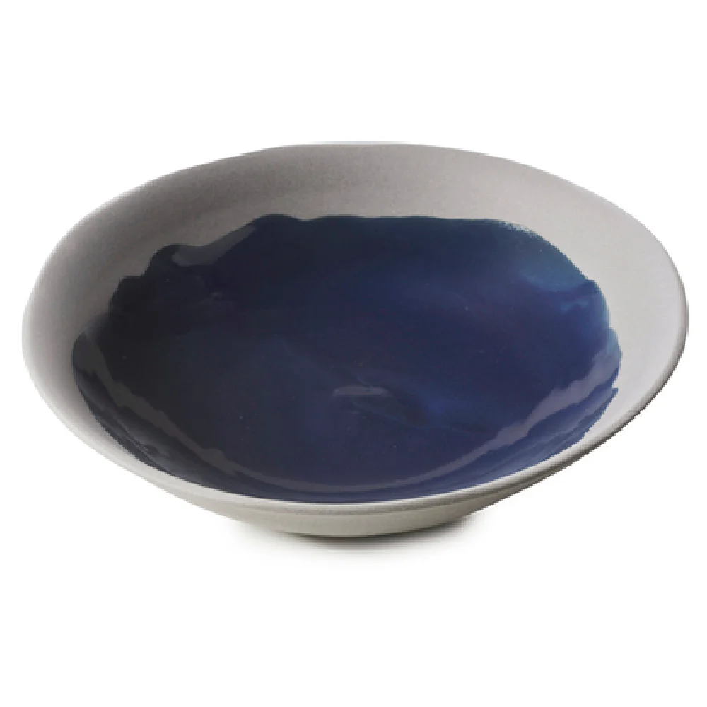Revol 655429 33-3/4 oz. Coupe Plate Porcelain Indigo Blue 9-1/2 Inch Revol 655429 33-3/4 oz. Coupe Plate Porcelain Indigo Blue 9-1/2 Inch